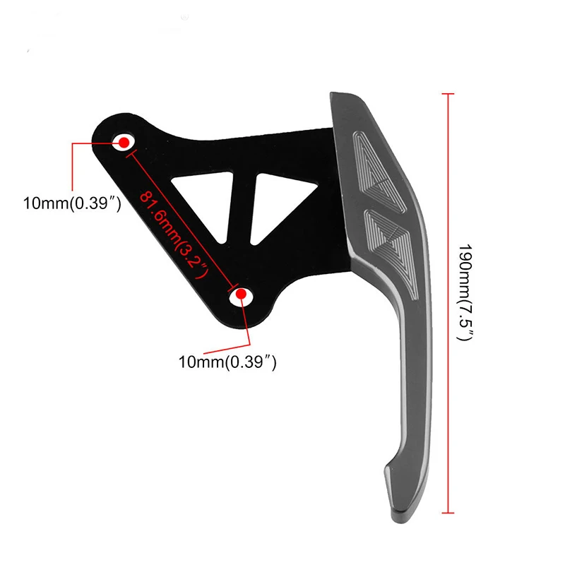 Modified Motorcycle Tail Armrest Motocross Rear Wing Rear Handrail for MSX125 MSX-SF125 Monster795 YG125 WJ125 Grom M3