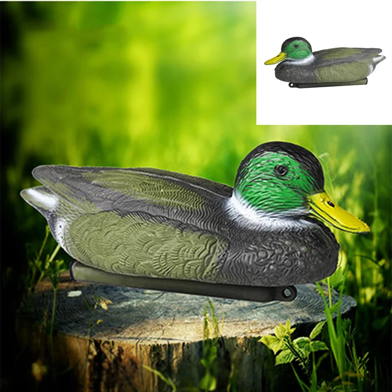 3D Duck Decoy Floating Lure PE Material with Keel Hunting Bait for Outdoor Hunting Goods