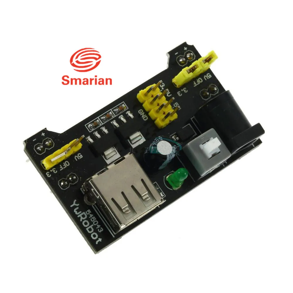 MB102 Power MB102 Breadboard Power Supply Module 3.3V 5V For Arduino Solderless Breadboard