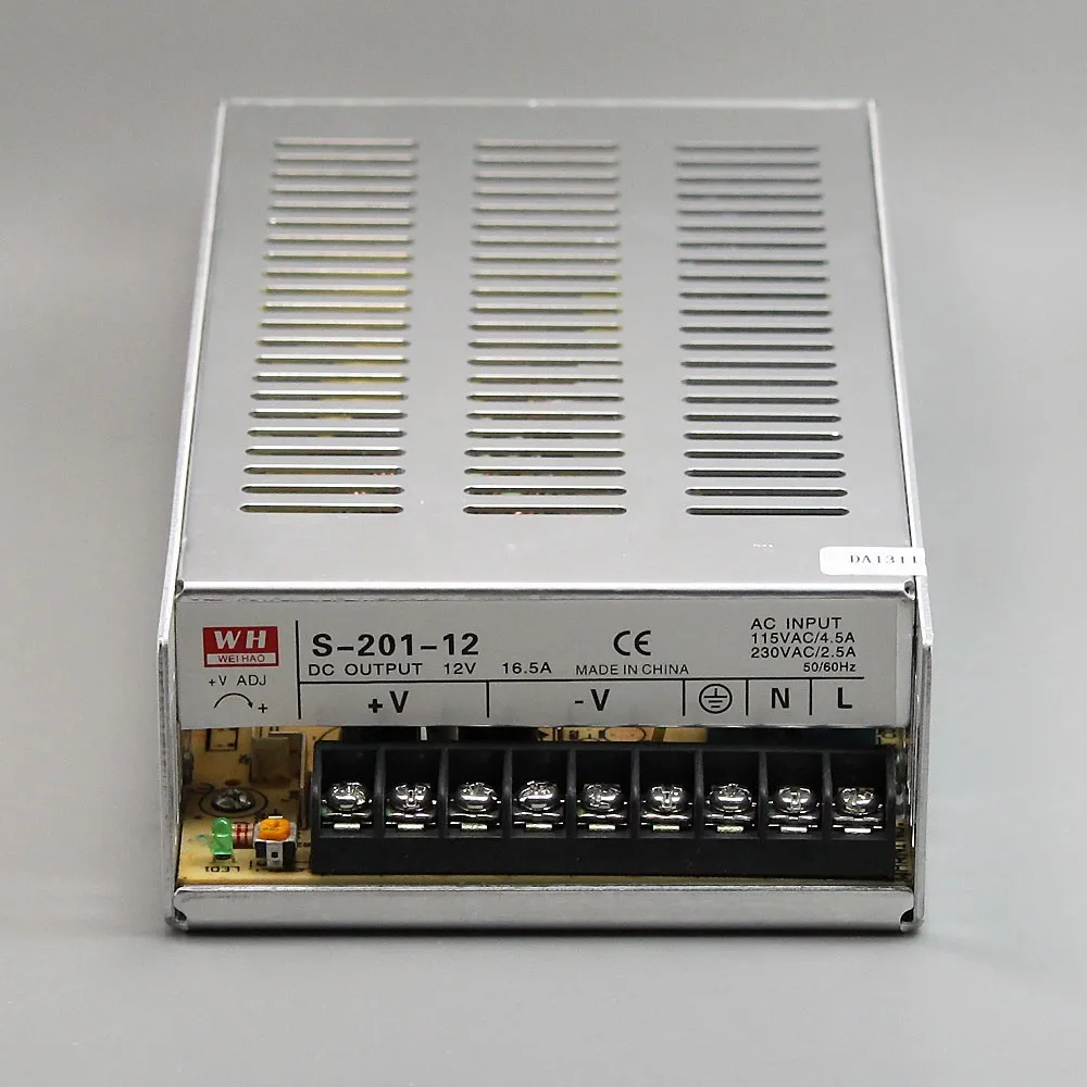 S-Series AC/DC 5V~48V 15~201W Single Output Switch Power Supply Globally Transformers For LED Light Strip Display/PC/Programming