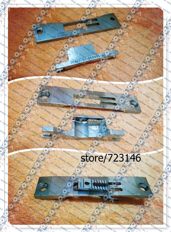 

91-150602-05&91-059995-04 NEEDLE PLATE FEED DOG FOR PFAFF 591 574 571 INDUSTRIAL SEWING MACHINE PFAFF SHOE MACHINE