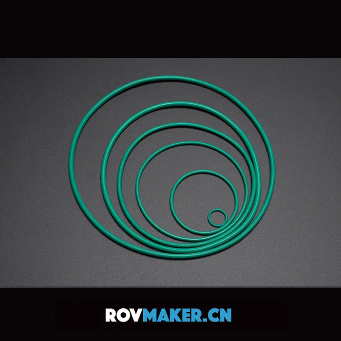 ROVMAKER Sealed Cabin Waterproof Fluorine Rubber O-ring Seal Replacement Kits Sealing Ring Parts for RC AUV Underwater Robot