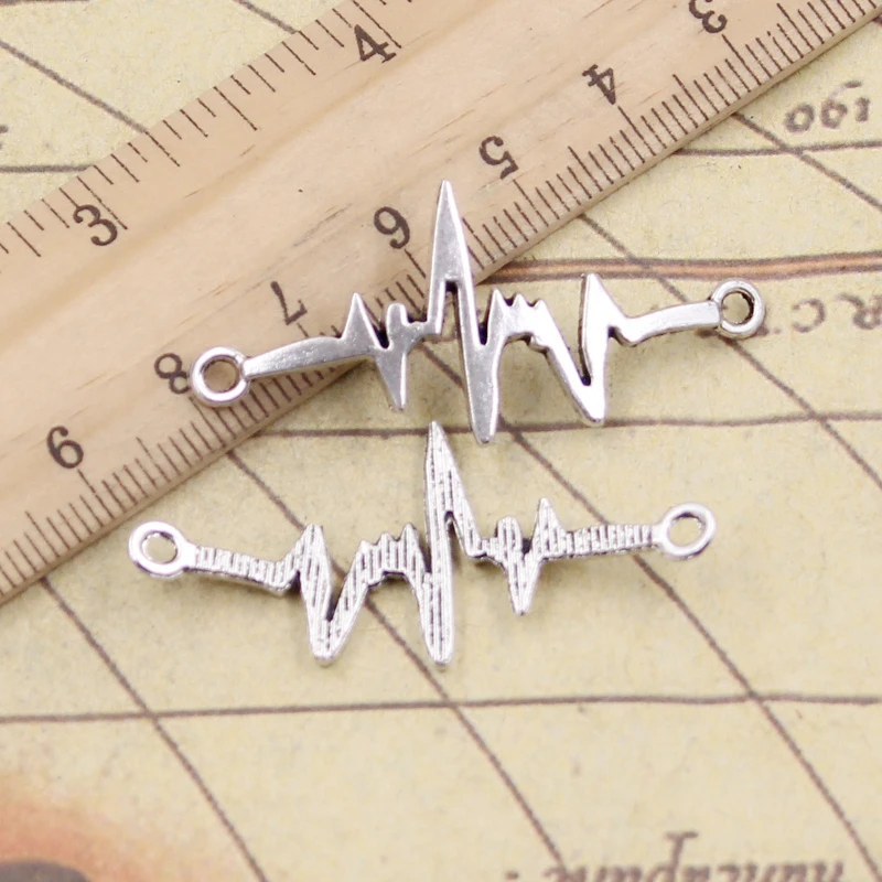 20Pcs Charms Ecg Li…