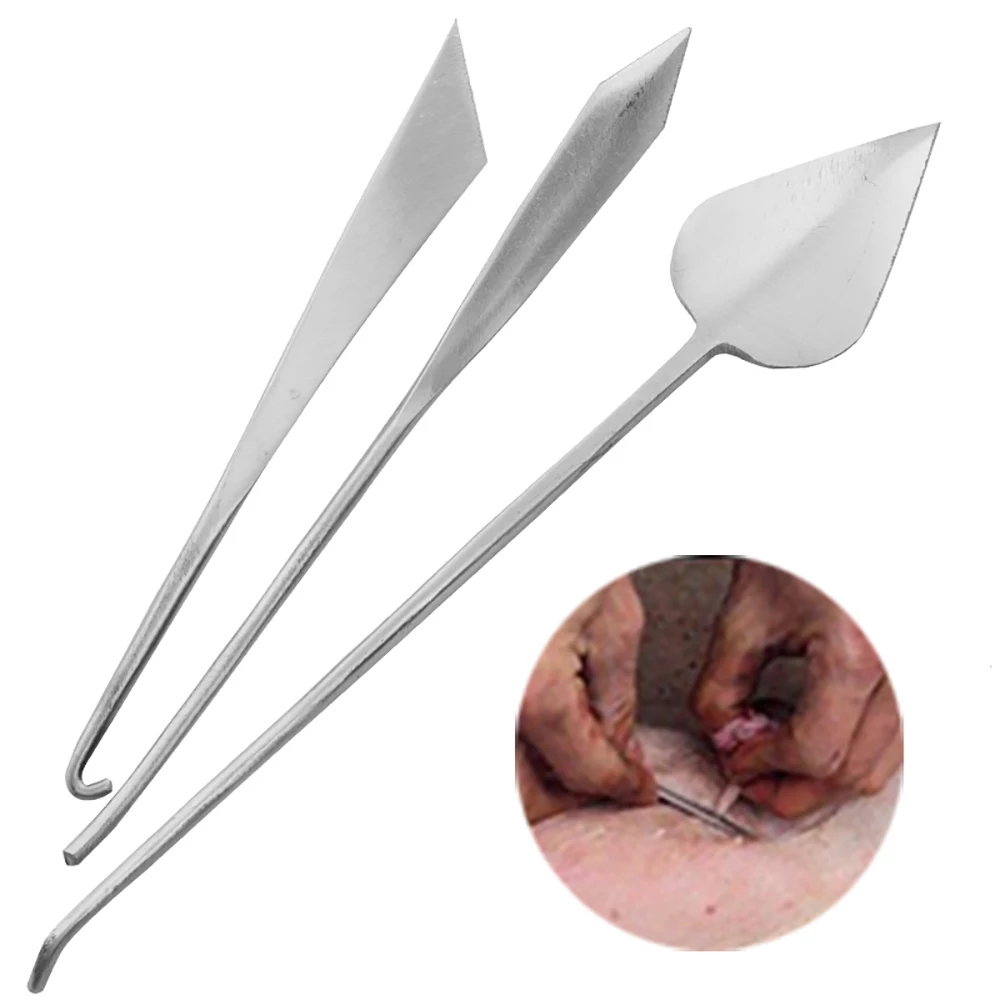 1PCS Piglet Boar Castration Emasculate Knife Device Veterinary Tools Equipment Sharp Burdizzo Forcep for Animal Sex Instruments