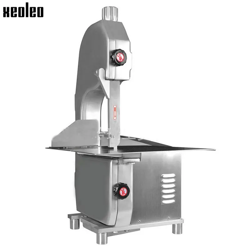 XEOLEO Bone sawing machine Electric Ribs Cutter Bone cutting saw Commercial Meat bone saws Frozen meat cutter 200-300kg/h 1100W