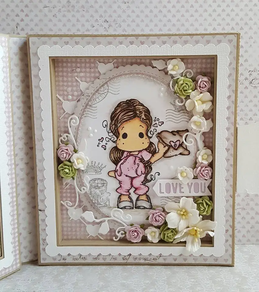 Kljuyp 3d Rahmen für eine Karte Metalls chneid werkzeuge Schablonen für DIY Scrap booking/Album dekorative Prägung DIY Papier karten