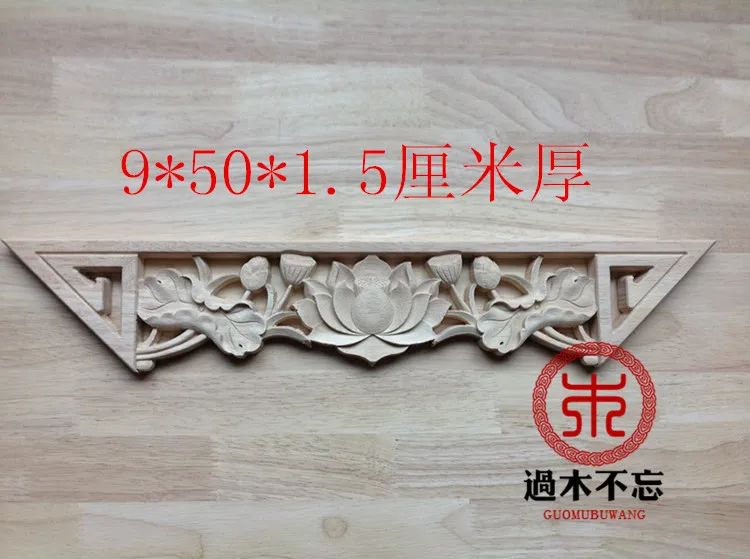 Don't forget the wooden wood carving of Dongyang lotus pond Temple ancient building Decal altar altar