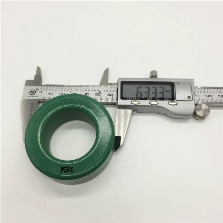 Anti-interference of 63*38*25MM Servo Frequency Converter with High Power Green Magnetic Ring of Manganese-zinc Ferrite