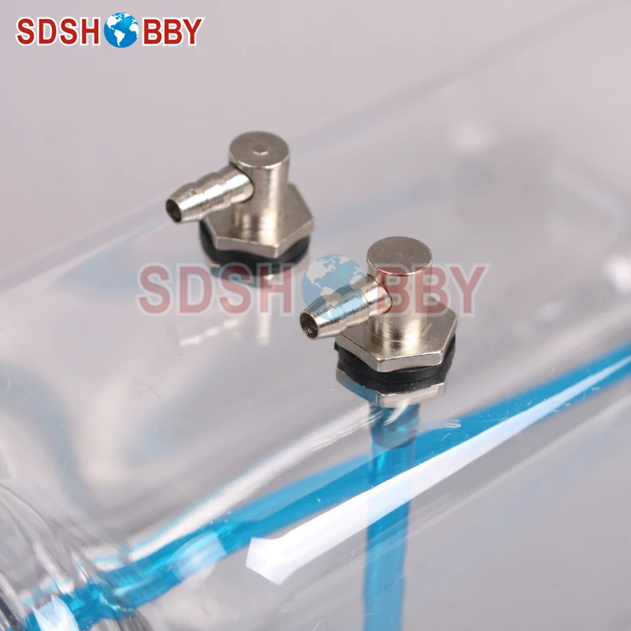 6STARHOBBY 500ml Transparent Fuel Tank for 50-70cc Gasoline Airplanes