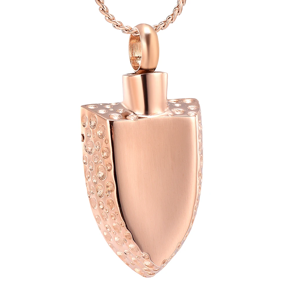 K9393 Unique Shovel Cremation Jewelry for Ashes Pendant Urns Pet/Human Stainless Steel Memorial Funeral Necklace for Women Men