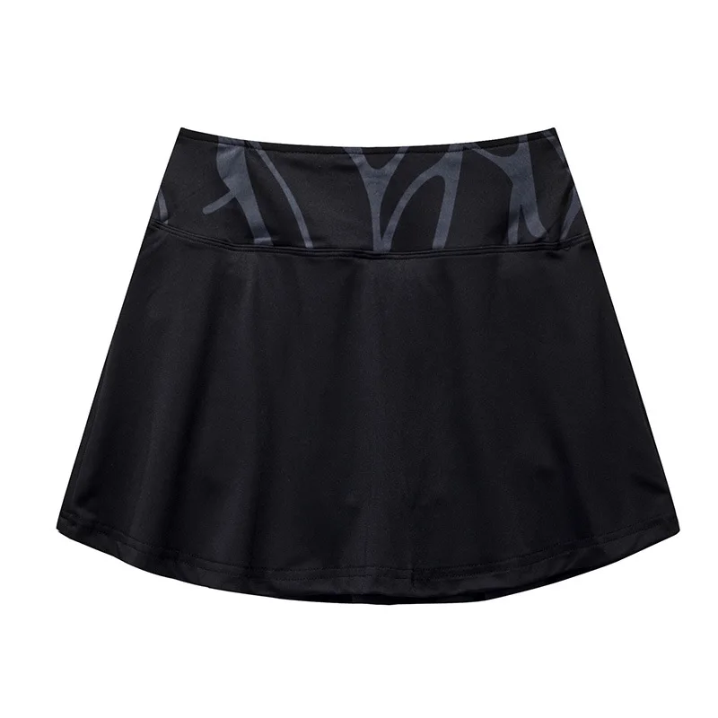 Sport Tennis Skirt Quick Dry Loose Women Pleated Workout Skirts Summer Sports Badminton Skort with Safety Shorts