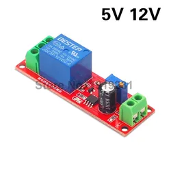 DC 5V 12V Time Delay Relay NE555 Time Relay Shield Timing Relay Timer Control Switch Car Relays Pulse Generation Duty Cycle