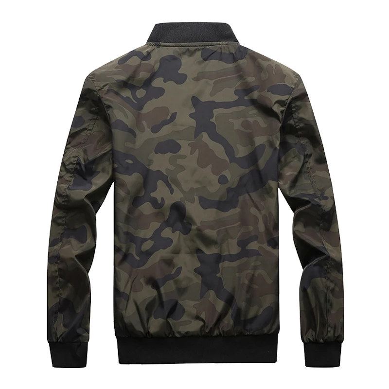 M-7XL 2024 New Autumn Men\'s Camouflage Jackets Male Coats Camo Bomber Jacket Mens Brand Clothing Outwear Plus Size M-7XL