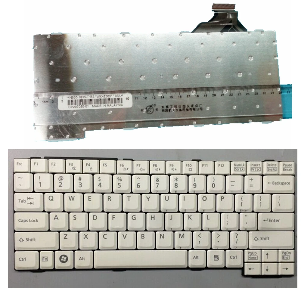 

US White New English laptop keyboard For Fujitsu S7210 E8310 E8410 E8420 8110 S6310 S6421 S8350 W