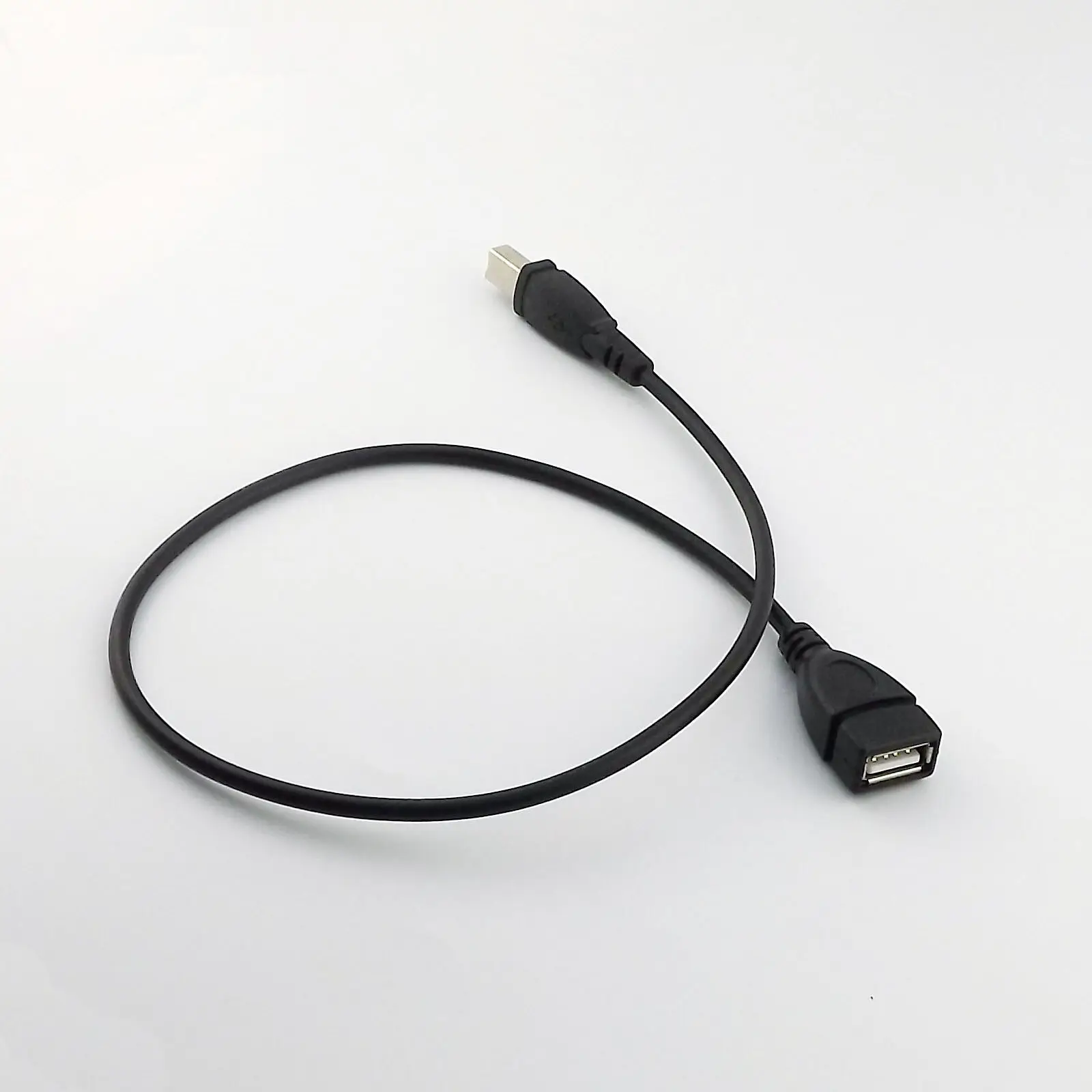 1pcs USB 2.0 Type A Female to USB B Male Scanner Printer Extension Adapter Cable 50cm