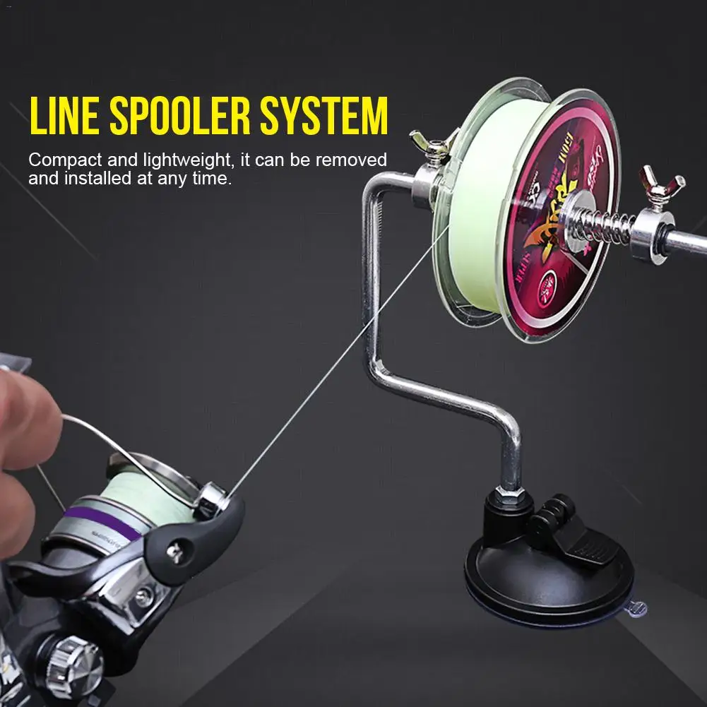 Fishing Line Winder Reel Line Spooler Spooling Winding System Tackle Tools Pesca Suction Cup Sea Carp Fishing Accessories