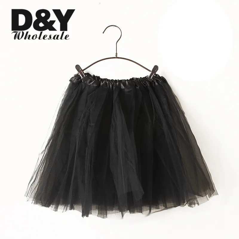 Mini skirt women adult teenage girl skirts New Arrival 17 colors dancing party TUTU skirts elasticTulle skirts