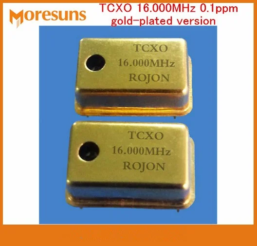 

Высокоточный малофазный шум TCXO Sound diy 16,000 МГц 16,9344 ppm/22,5792 МГц/ppm позолоченный TCXO