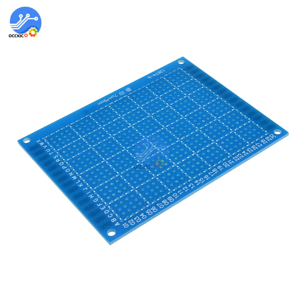 1pcs 7x9 cm one Side Prototype PCB Tinned Universal Printed Circuit Module Prototype Board Stripboard For Arduino