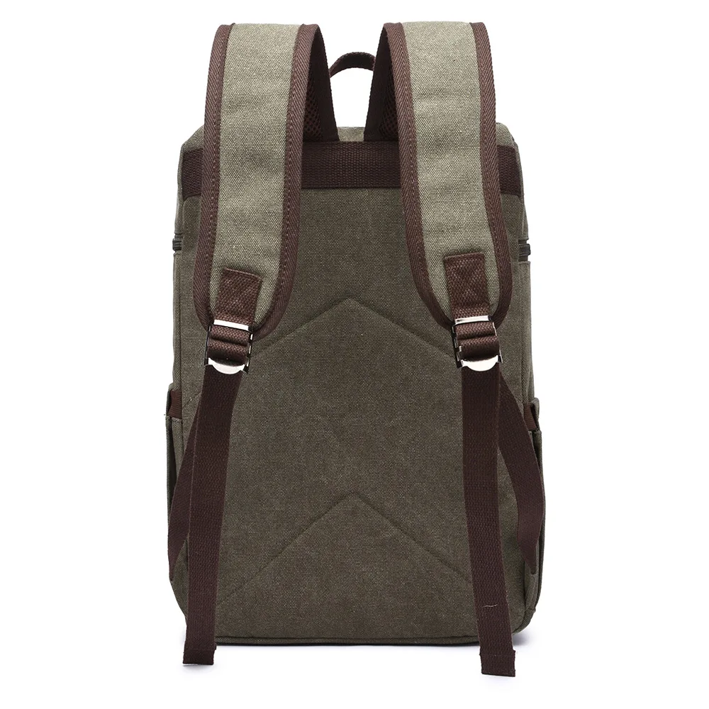 2020 new style men backpack laptop bag male Strong canvas fabric pack for school boys girls outdoor travel bag vintage classic