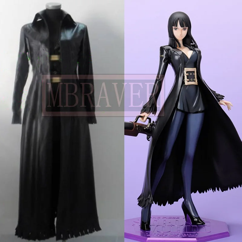 Nico Robin Cosplay Costume PU Leather Party Christmas Halloween Custom Made Any Size