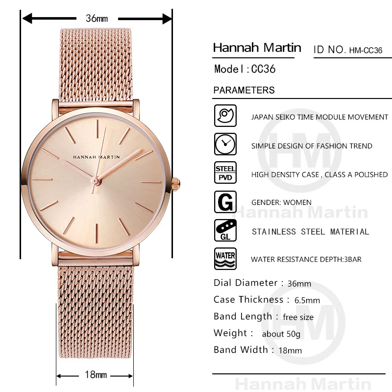 Women Bracelet Watch Luxury Brand Quartz Ladies Dresses Wrist Watches Silver Steel Mesh Female Watch 36mm Waterproof Clock Xfcs