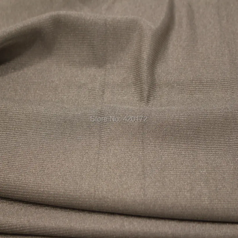 100% Silver Fiber Fabric Pyrographic Anti-Radiation Protect Against Electromagnetic Waves image 2