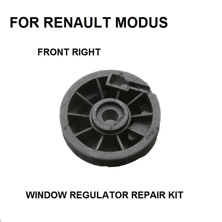 FOR RENAULT MODUS WINDOW REGULATOR PULLEY ROLLER FRONT RIGHT REPAIR KIT NEW