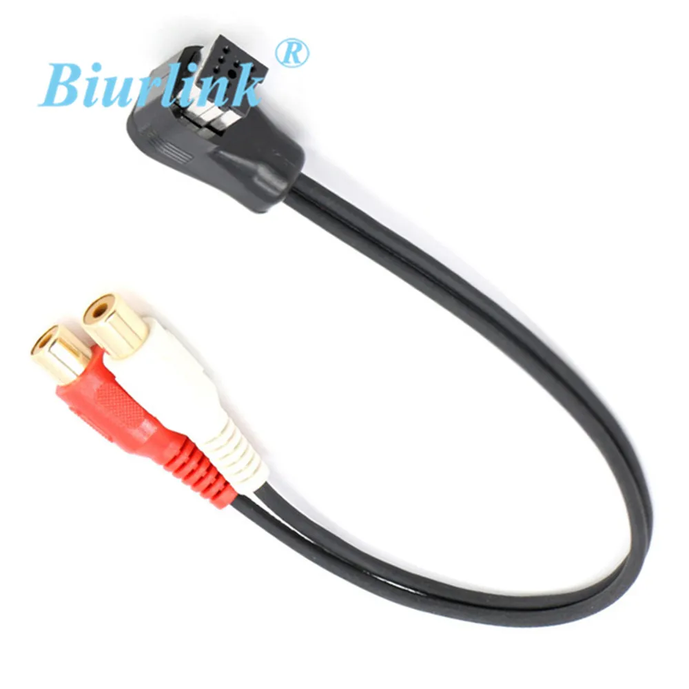 Adapter samochodowego kabla audio Aux-in IP-Bus na RCA do zmieniacza płyt CD Pioneer CD-RB10 CD-RB2