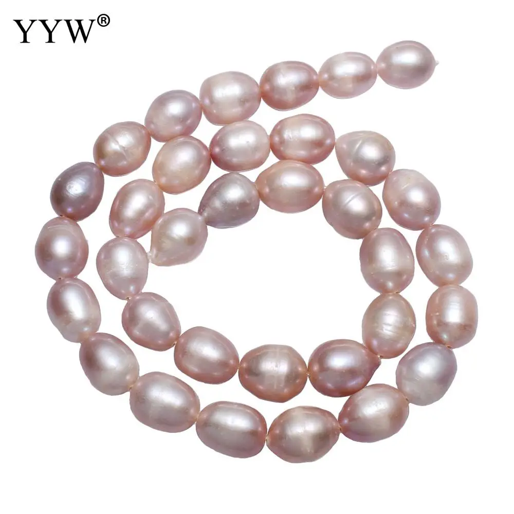 

Cultured Potato Freshwater Pearl Beads natural purple 9-10mm Sold Per Approx 14.7 Inch Strand