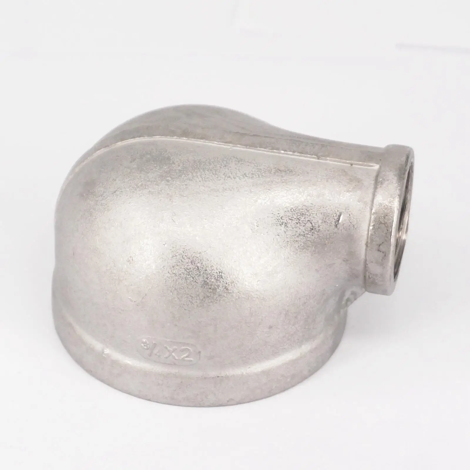 

2" BS To 3/4" BSP Female 304 Stainless Steel Reducing Elbow Connector Pipe Fitting water oil air