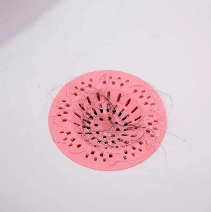 

Anti-Clogging Drain Hair Stopper Cover Filter Sink Strainer Silicone Bathroom Kitchen Shower Supplies LX6626