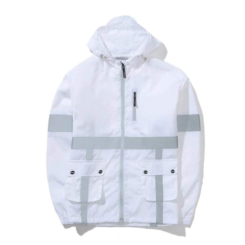 Musuccee Brand jacket men autumn harajuku women jackets thin lover coats hip hop hooded jacket windbreaker casaco feminino