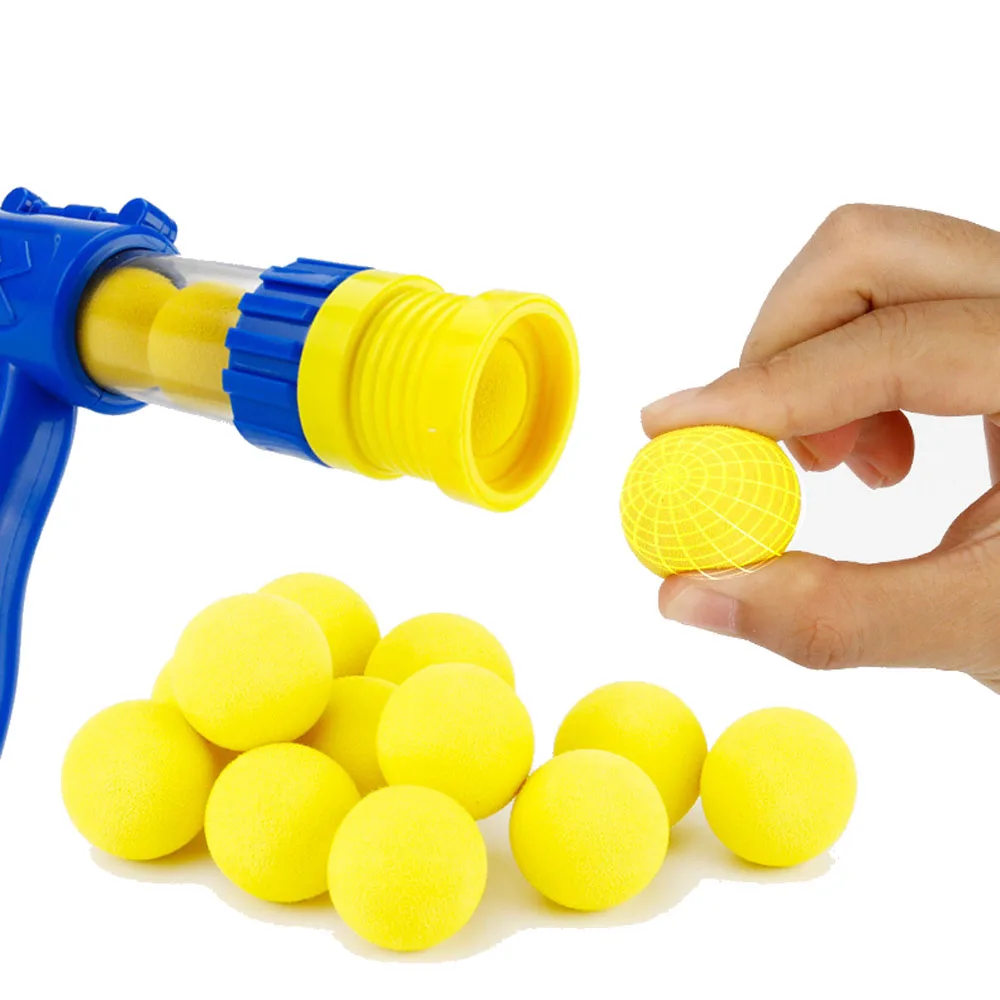 Air Powered Children Interactive Aerodynamic Gun EVA Soft Bullet Air Shoot Gun Desktop Indoor Outdoor Shooting Game for Kids