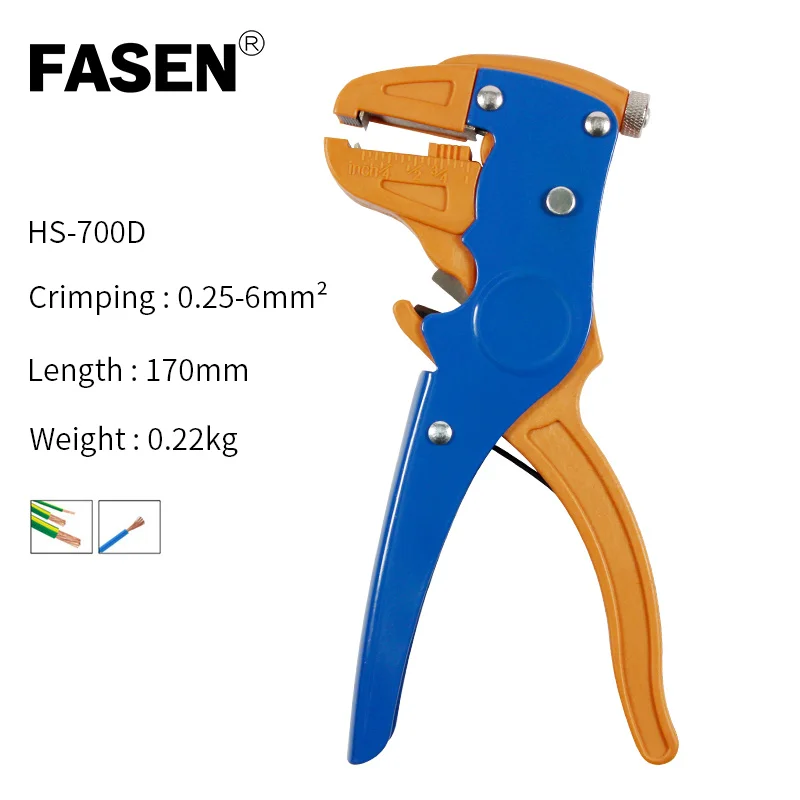 HS-D1/D2/D3 Stripping Pliers Automatic  Cutter Cable Scissors Self-Adjusting insulation Wire Stripper Tool