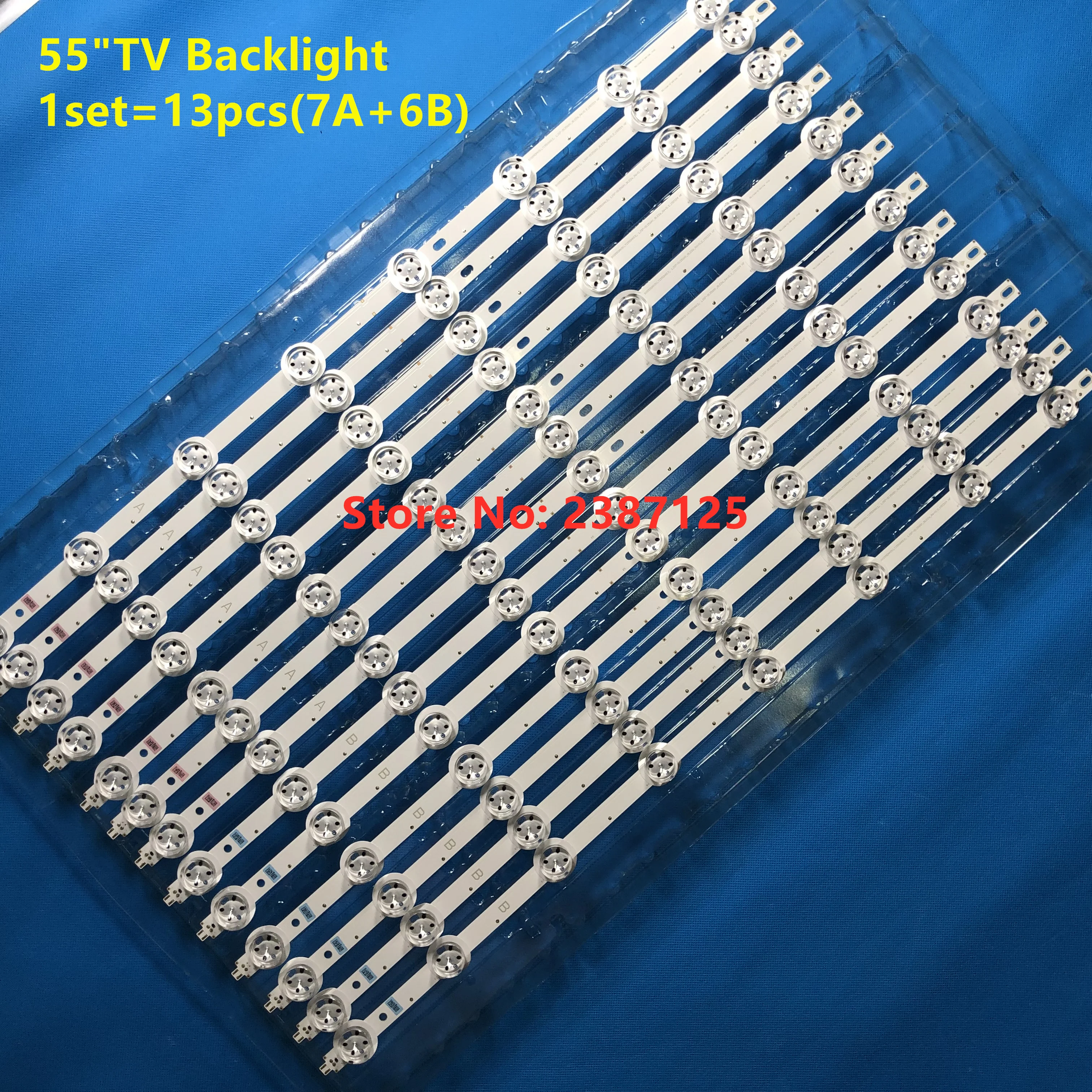 5set LED Strip SVS550AF3 SVS550AH3 LJ07-01256B_8LEDs_Rev0.2  BN96-01256B BN07-01468A LTI550HN11 LTI550HN12 LH55UDEBLBB/XF