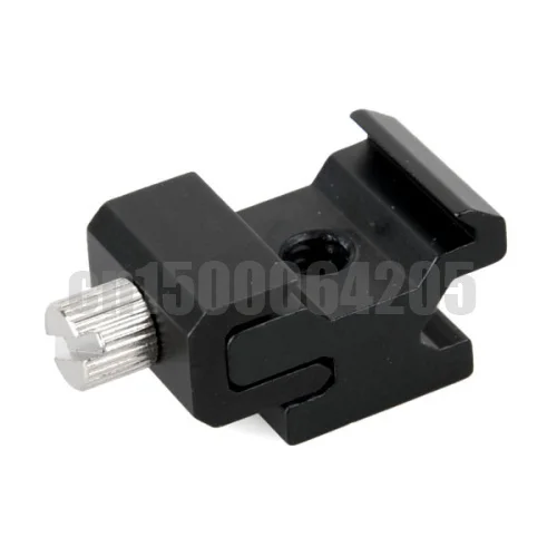 Adaptador de soporte de Flash con trípode de 1/4 "-20, número de seguimiento, 10 piezas, envío gratis a todo el mundo