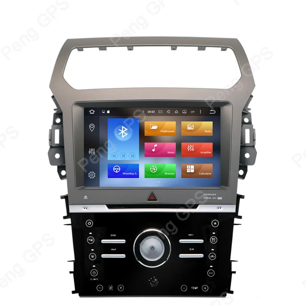 Car GPS Navigation CD DVD Player for Ford Explorer 2011-2016 Radio Auto Headunit IPS Screen 2 Din 9 Inch Octa Core Android 8.0