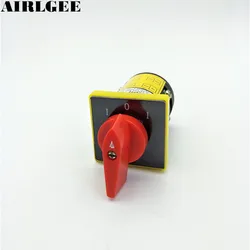 HZ5B-10/2. D009 Ui 380V Ith 10A ON/OFF/ON 3Positions 8 Terminals Control Motor Universal Changeover Switch