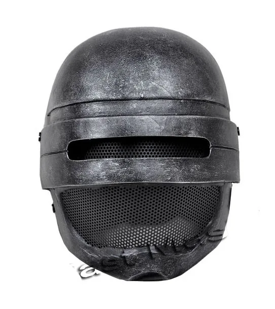 Paintball Airsoft Wire Mesh Attack Robocop Full Face Mask  M054-A Sports Helmets