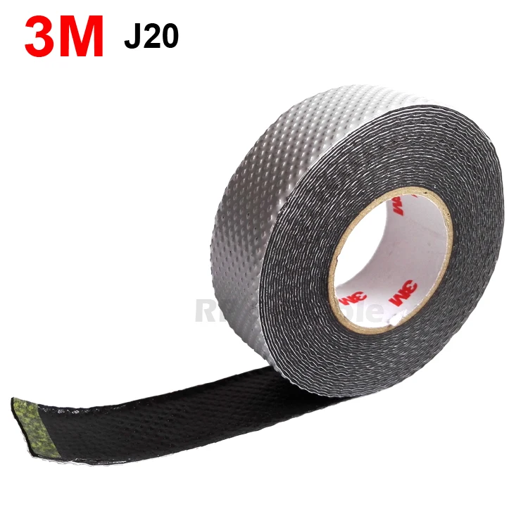 3M J20 Self-Fusing Electrical Tape for 10KV Cable Wire Jacket Joint Insulation, Selaing, Protective, Waterproof, 25mmx5Mx0.7mm