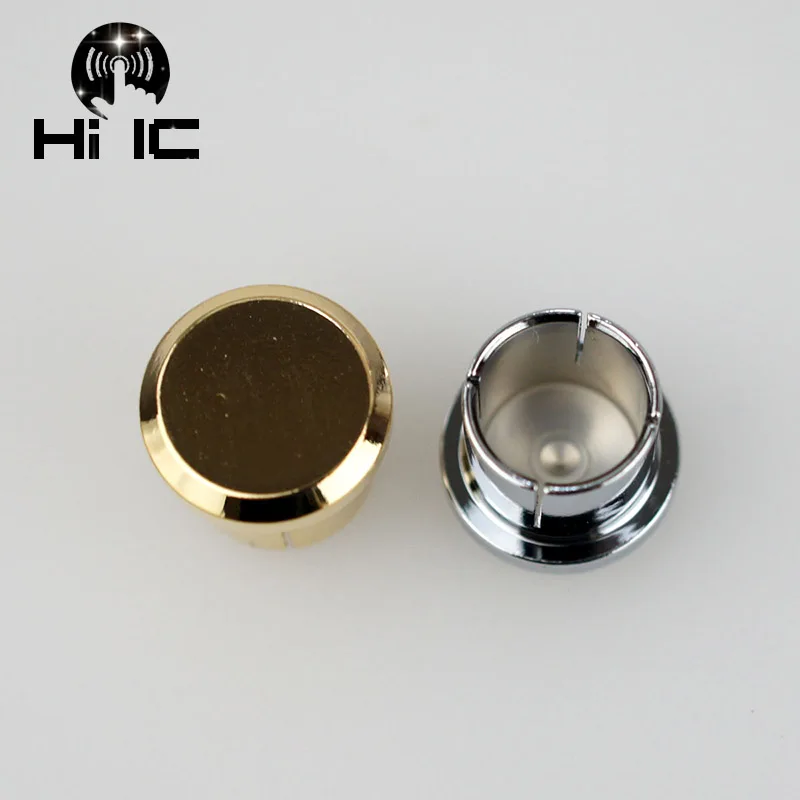 2pcs Protective Cover Gilded Rhodium Plated Covers Dust Cap Shielded Anti-oxidation for RCA  Socket Connector