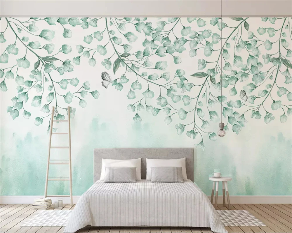 

Beibehang ручная роспись банановое дерево мода гостиная ТВ фон стены papel de parede обои hudas красота papier peint