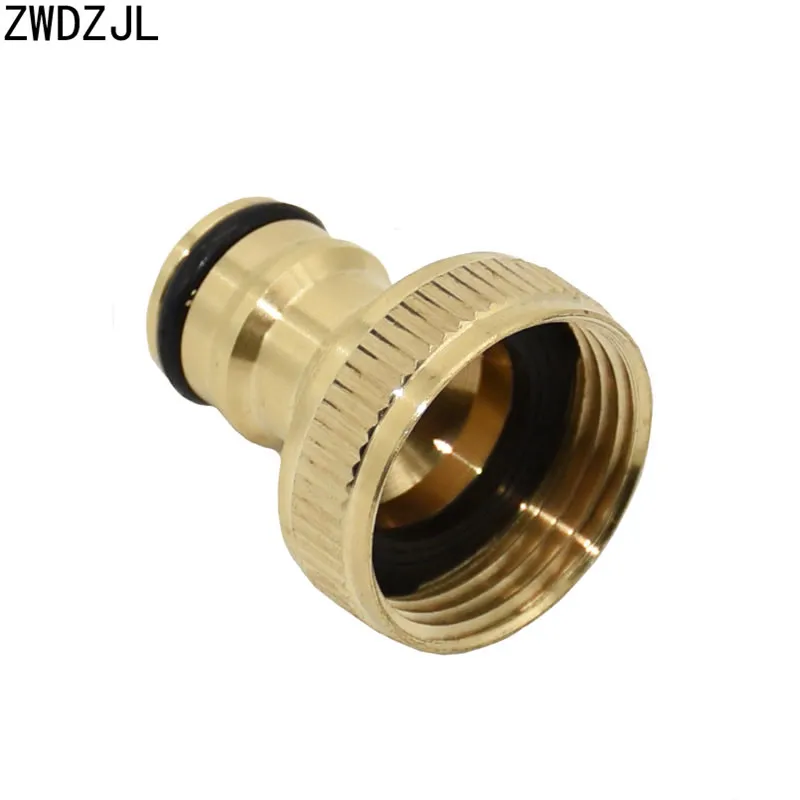 Brass tap 3/4 Female Quick Connector Washing Machine Garden water gun Quick Connect adapter 1pcs