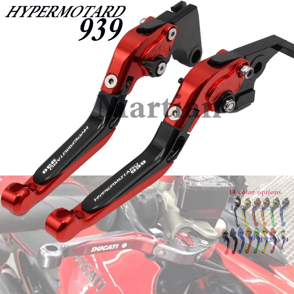 

For Ducati HYPERMOTARD 939 Strada 2016 2017 2018 Motorycle Folding Extendable Brake Clutch Levers