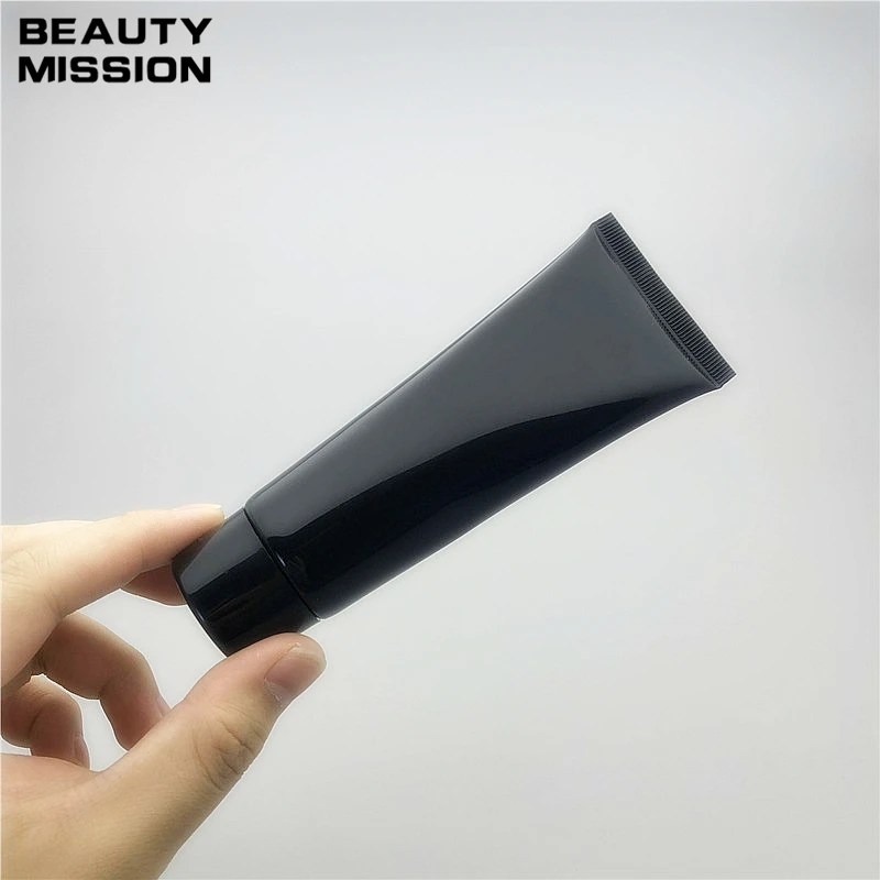 

BEAUTY MISSION 80g 50pcs/lot Black Empty Skin Care Cosmetics Hose ,80ml Cleansing Cream/ Hand Cream /Emulsion Packing Container