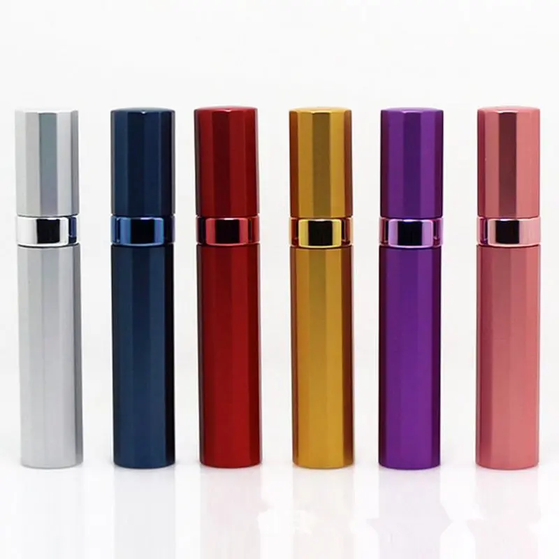 

Portable Spray Bottle Empty Perfume Bottles Colorful 10CC Refillable Perfume Atomizer Travel Accessories