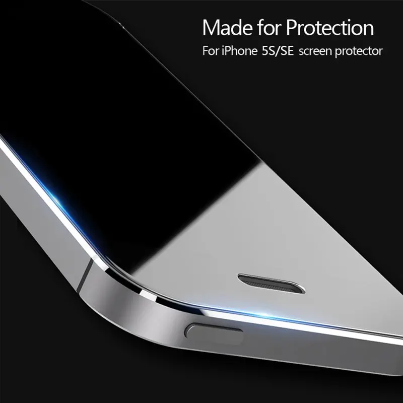 3 Pack 9H Full Cover Tempered Glass protection For iPhone 5 5S SE 5C Screen Protector For iPhone 4 4S Glass Protective Film Case