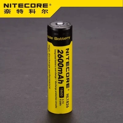 Nitecore NL1826 2600mAh 18650 3.7V Rechargeable Li-ion battery (NL1826)