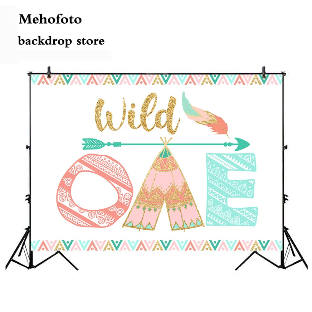 

Wild One Safari Party Photography Backdrops Newborn Baby Shower Photo Booth Background Studio Birthday Supplies 945